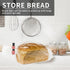 Hedameili (10pcs Squeeze and Lock Bread Bag Clips Bread Bag Clips Bread Clips Chip Clips Bag Clips Colored)