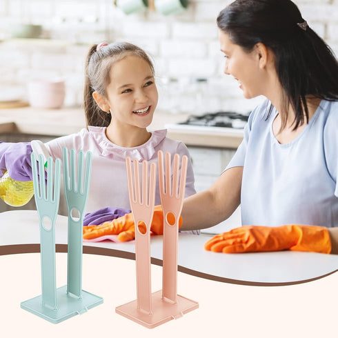 2 Pieces Kitchen Glove Holder, Drying Rack for Gloves, Towel Storage Holders for Sponge Food Bags