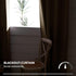 Deconovo Blackout Curtains, Room Darkening Thermal Insulated Drapes, 2 Panels 38W x 54L Inch Taupe