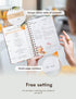 Recipe Book Waterproof Hardcover: Simplified Family Recipe Notebook for 120 Recipes, Black
