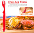 6Pcs Crab Legs Crackers Set, Tools for Lobster, Crab, Crawfish, Prawns, Easy Opener Shellfish Picks Knife