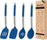 Kitchen Utensils Set of 4 Pack, Silicone Cooking Utensils for Nonstick Cookware, Perfect for Baking, Mixing, BPA Free