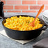 2 Pcs Silicone Spoons for Cooking, Heat Resistant Non-Stick Mixing Spoon for Kitchen Baking Stirring Tools (Orange)