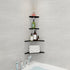 YUjieSTC 3.0mm Rooms(6 Corner Shelf, Aluminum Alloy Corner Shelf Wall Mounted, for Bathrooms,Offices
