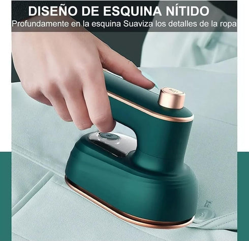 Portable Mini Ironing Machine, 2 in 1 Steam Iron with Rotating Handle for Fabric Maintenance at Home and Travel