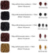 ginojex 500g (680Pcs) 5 Fake Dried Fruit Artificial Dried Blueberries Faux Cranberry Simulation Blackcurrant Dry