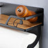 AIDILI Magnetic Paper Towel Holder for Fridge - Magnetic Spice Rack for Refrigerator Paper Towel Holder with Shelf Wall