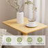 Amazer Bamboo TV Tray Table, Height Adjustable Side Table for Small Spaces, Snack Table for Couch, Bed, Chair, Sofa