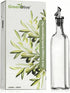 GREENOLIVE Olive Oil Dispenser Bottle - 17 oz. Clear Glass Bottle with