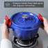 Cast Iron Skillet Handle Covers, Heat Resistant Pot Holders, Machine Washable Handle Mitts, 2 PCS (Red Pepper)