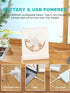 Small Desk Fan, 2000mAh Rechargeable USB Fan, Ultra Quiet, Strong Wind, 3 Speeds Travel Fan