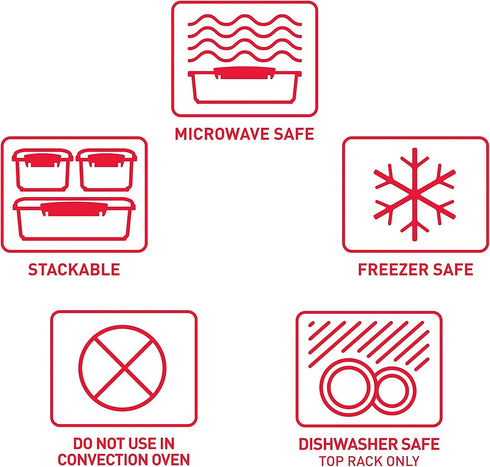 Sistema Microwave Collection Noodle Bowl - 1109ZS, 1 Count (Pack of 1), Red