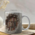 Mug(11oz), Library Bookshelf Mug, Cool Bookish Ceramic Coffee Mug, Book Lovers Gifts for Readers, Creative Book Club