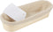 ANPHSIN 13" Banneton Bread Proofing Basket - Oval Dough Rising Bowl with Liner for Sourdough Homemade Bread Baking