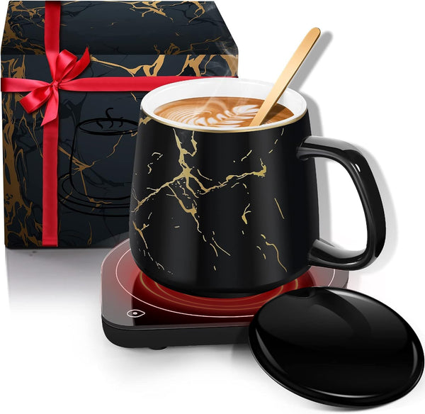 NBBRDDN Coffee Mug Warmer & Mug Set, Coffee Cup Warmer with 2 Temperature