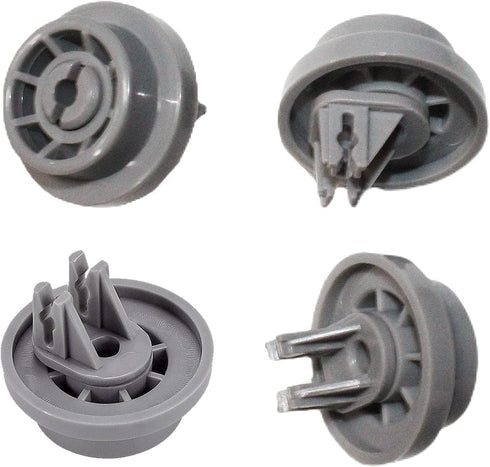 dd66-00023a Dishwasher Wheels Lower Upper Rack Roller (4-Pack) - Compatible Replacement for Samsung Dishwasher