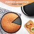 RFAQK Non-Stick 6 Inch Cake Pan with Removable Bottom, Leakproof Springform Pan, 50Pcs Parchment Papers