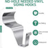 Vinyl Siding Hooks (30 Pack), Heavy Duty Hangers Clips for Hanging Outdoor Lights and Wreath Decor