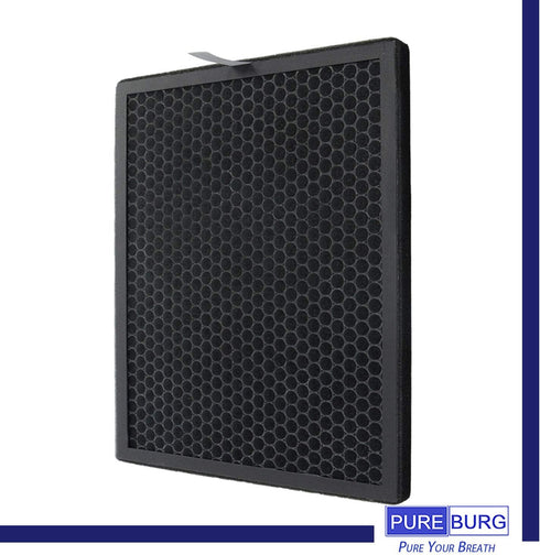 PUREBURG Replacement Filter Set for Alexapure Breeze 3049 AP-B102 Air Purifier, H13 HEPA & Activated Carbon