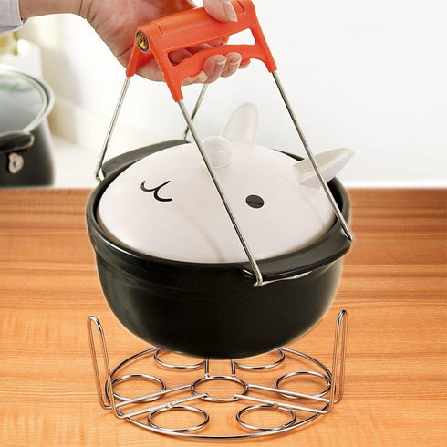 Egg Steamer Rack Alamic Egg Rack Steamer Trivet Basket Stand for Instant Pot Accessories, Stainless Steel