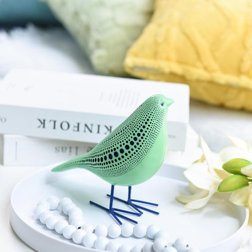 Quoowiit Bird Figurine, Modern Sculpture and Statues for Home Decor, Animal Statues for Bookshelf, Table, Entryway
