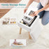 BRIAN & DANY Vanity Stool, Faux Fur Vanity Stool Chair with Storage, Rectangle Makeup Chair Soft Padded Seat with Legs