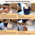 Poultry Shrink Wrap Bags - 50 Pcs Clear Heat Shrink Bags, 10x16 Inches with Zip Ties for Chickens and Rabbits