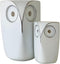 Wise Owl Decor Statue Sculptures Set of 2 Small White Resin Figurines,