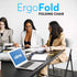 Commercial 350lb 1 Pack) Oline Folding Chair, Indoor Outdoor Plastic Stackable Foldable Guest Chairs for Events Office
