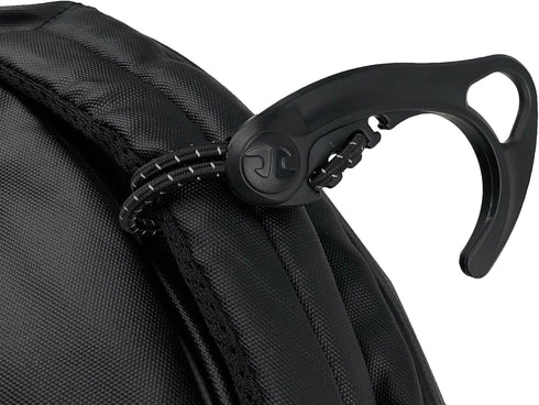 Gear Hook Black 5-Pack — Lightweight Versatile S Hook for Backpacks and Closet Storage, Heavy Duty Alternative for