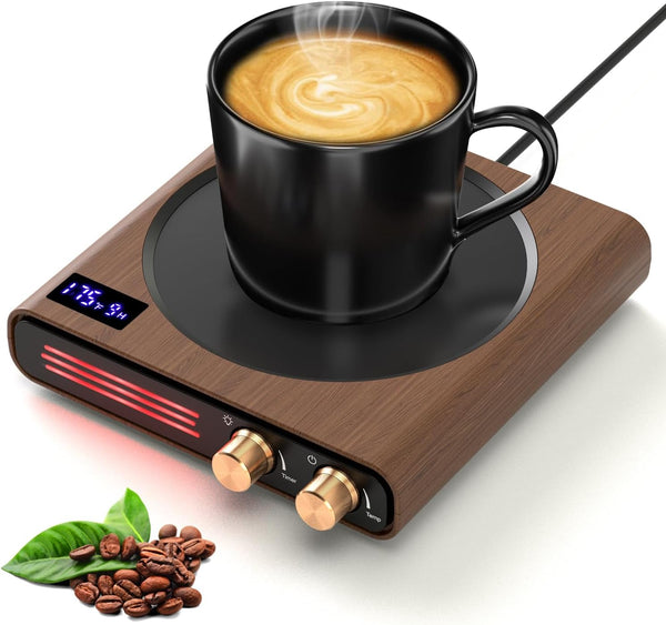 Mug Warmer, CEROBEAR 50W Coffee Cup Warmer for Desk with 9 Tempreture