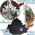 Atlanta City Magnet by Classic Magnets, 3D Rubber Vintage-Style Collectible Souvenirs Made in The USA, 4.2" x 3.2"