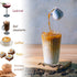 Milk Frother Wand with Stand, Handheld Battery Operated Electric Whisk, Coffee Frother, Drink Mixer Handheld Frother