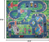 JTMM 27.5 31.5 Inches, Kids Mat for Toy Cars, Play Mat for Kids x Great for Playing with Cars and Toys