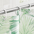 Amazer White Shower Curtain Hooks, 24 Pcs Plastic Rings for Bathroom Shower Rod, Loops for Shower Curtain