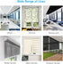 Upgrade 28mm Roller Blind Brackets, Heavy Duty Fittings Spare Kit with Blind Chain, White