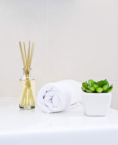 Urban Naturals Tuberose Fragrance Oil Reed Diffuser - Exotic Tuberose and Fragrant Orange Blossom, Vegan Room Freshener