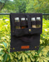 CRSUSUKJ 10 Set Travel Spice Kit, Portable Spice Bag with Spice Jars, Canvas Seasoning Storage Bag Organizer, Seasoning