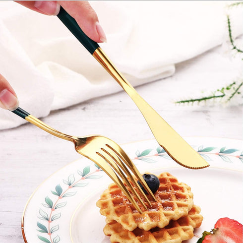 Reusable Utensils Set with Case, Travel Flatware Set for Home, Office, School, Camping