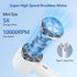 Handheld Portable Turbo Fan with Cold Compress, 2 in 1 High-Speed Mini Travel Fan, 4200mAh Rechargeable Battery