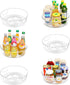 Guzon 6 Pack Lazy Susan Turntable, 10 Inch Clear Rotating Organizer for Kitchen, Pantry, Dresser, Bathroom
