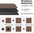 Coffee Mat - Coffee Bar Mat for Countertops | Coffee Bar Accessories Fit Under Coffee Maker Espresso Machine | Absorbent Hide Stain Rubber Backed Dish Drying Mat for Kitchen Counter
