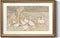 ARPEOTCY Vintage Gold Framed Large Wall Art, Farmhouse Nursery Duck Paintings, Canvas