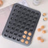 Fdit 48-Cup NonStick Mini Round Cupcake Pan, Bakeware Cooking Accessory for Beautiful Cakes