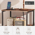 X-cosrack Side Table with Charging Station, End Table with USB Ports and Outlets, Nightstand with Storage Shelves