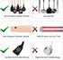 Kitchen Utensils Set, 5 Pcs Non-Stick Silicone Cooking Utensils with Wooden Handle, Heat Resistant Gadgets