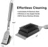 2PCS GRILLART Grill Brush and Scraper Replacement Head