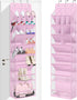 MISSLO Clear Over the Door Shoe Organizer Large Deep Pockets Hanging Shoe
