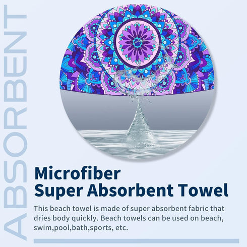 TwoYek 2 Pack 71x32 Microfiber Thin Beach Towel Lightweight Oversized Extra Large Sand Free Towels Quick Dry for Travel