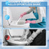 Aloevia IPX7 320RPM Electric Toilet Brush with Holder, Ultra Quiet & Powerful Scrubbing, Waterproof Self-Cleaning Brush